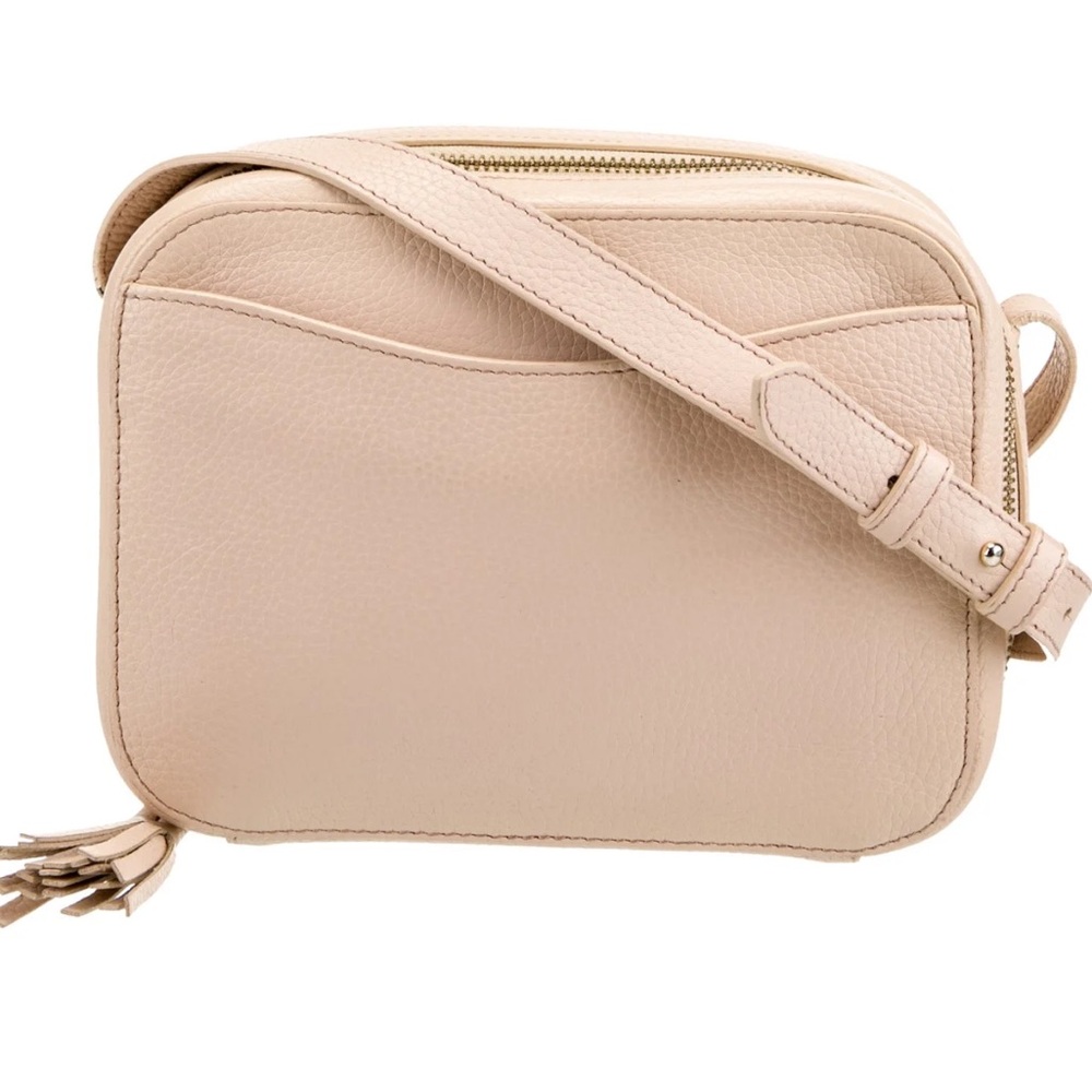 Cuyana Pebbled Leather Crossbody Bag